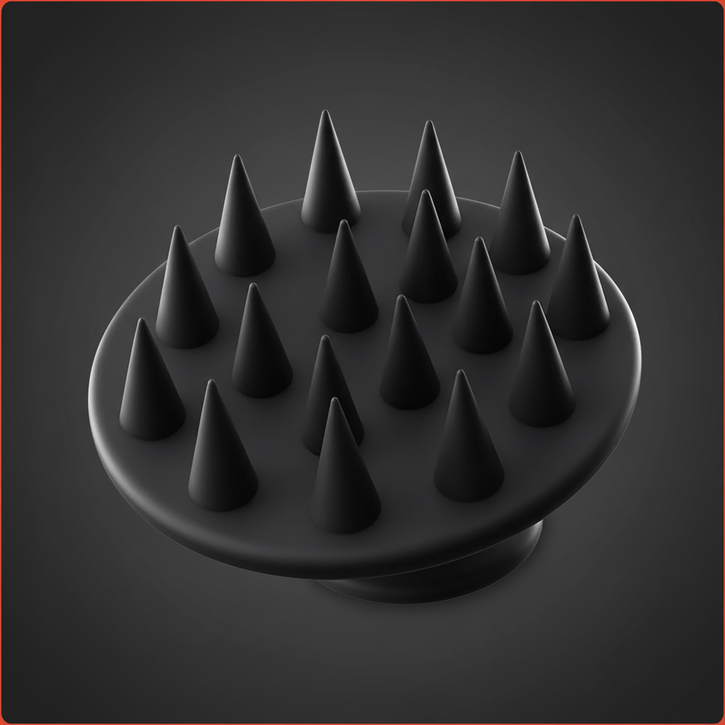 Silicone Shampoo Brush Hair Scalp Massager